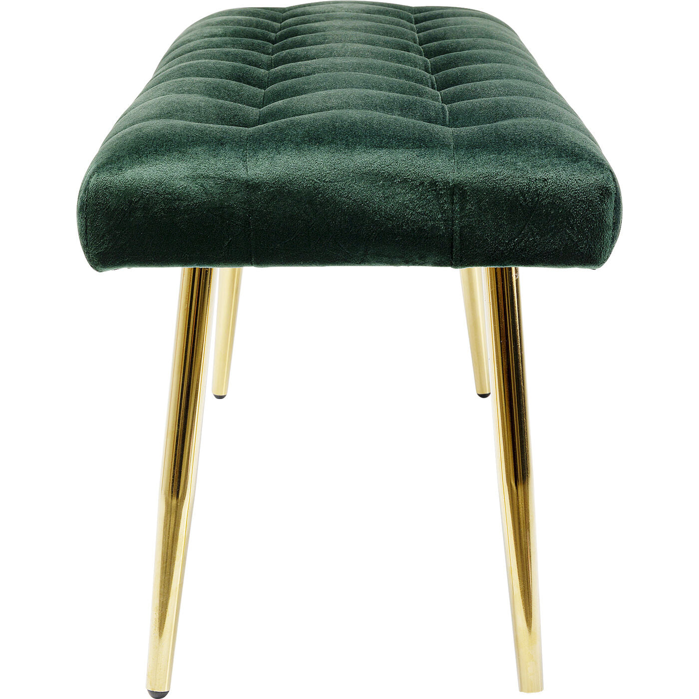 Bench Dallas Velvet Green 110cm