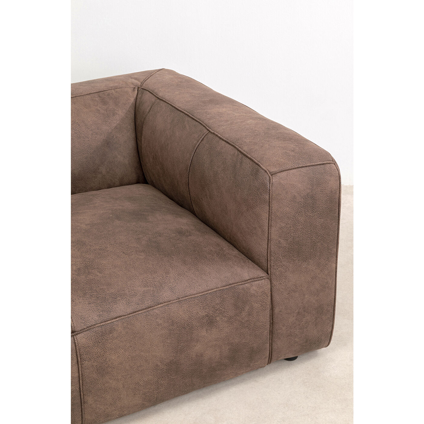 Sofa Cubetto 3 Seater Taupe 220cm