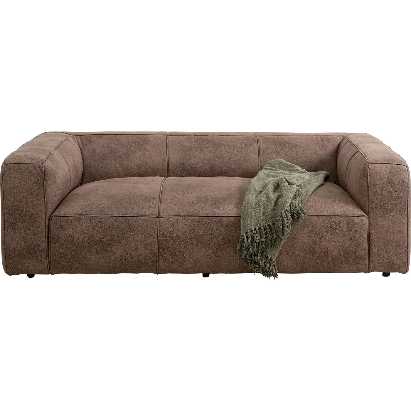 Sofa Cubetto 3 Seater Taupe 220cm