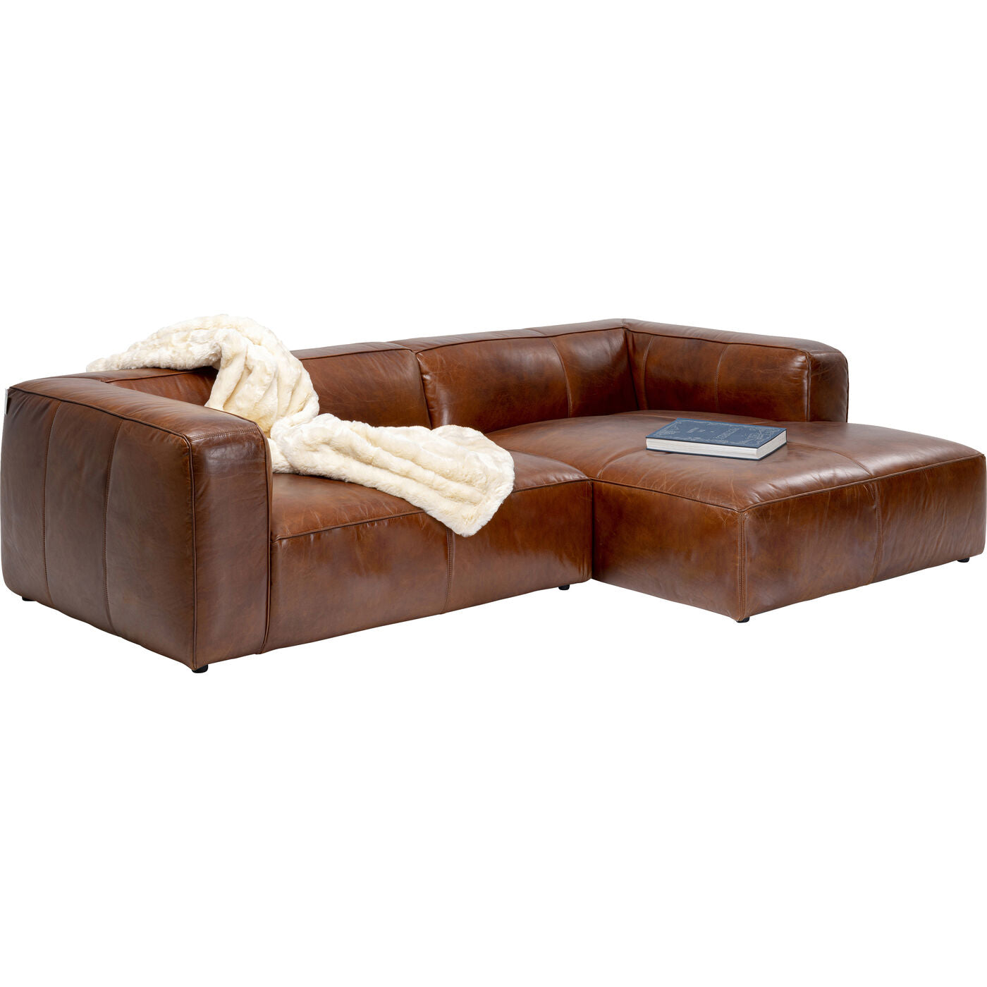 Brown Leather Sofa