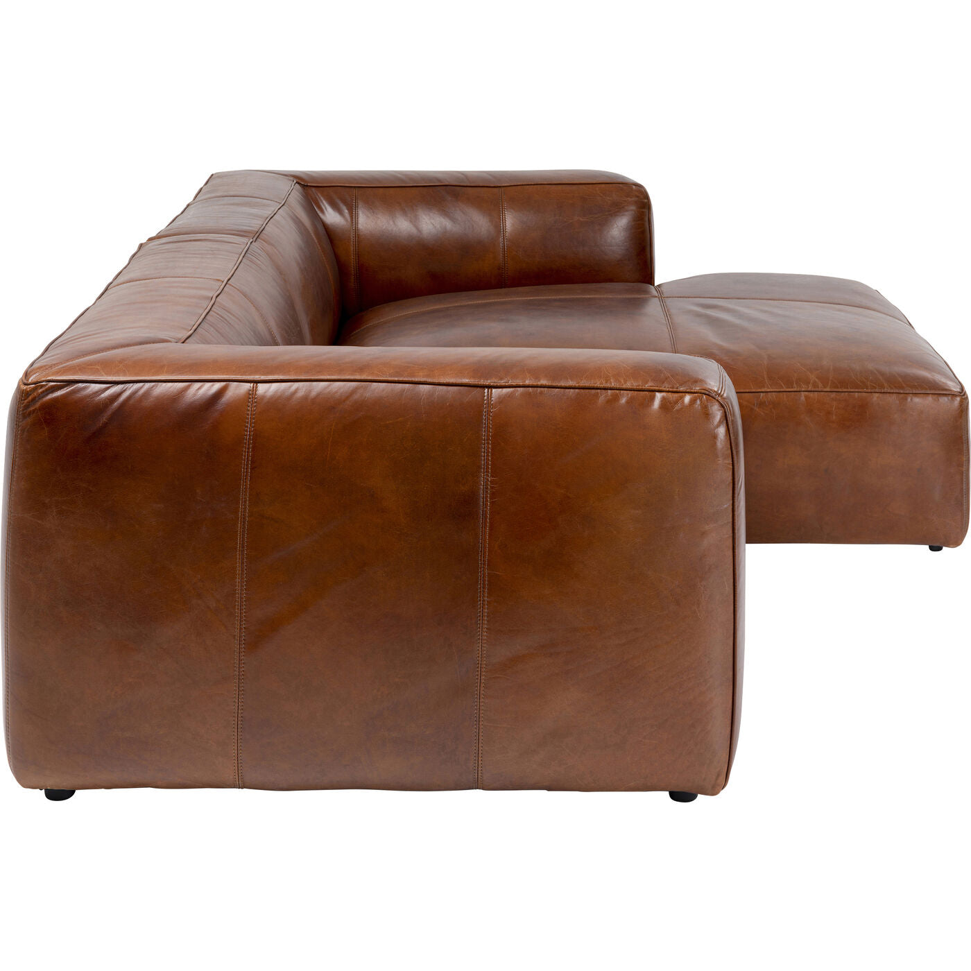 Brown Leather Sofa