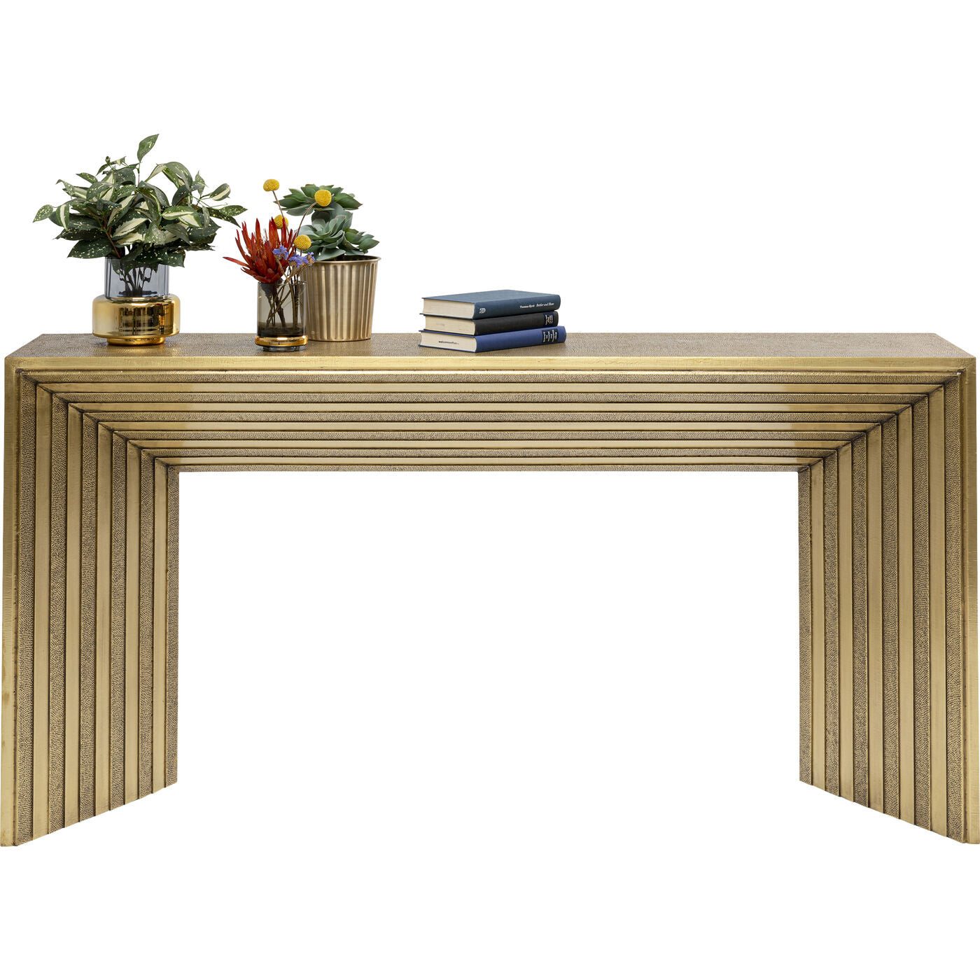 Luxury Brass Console Table