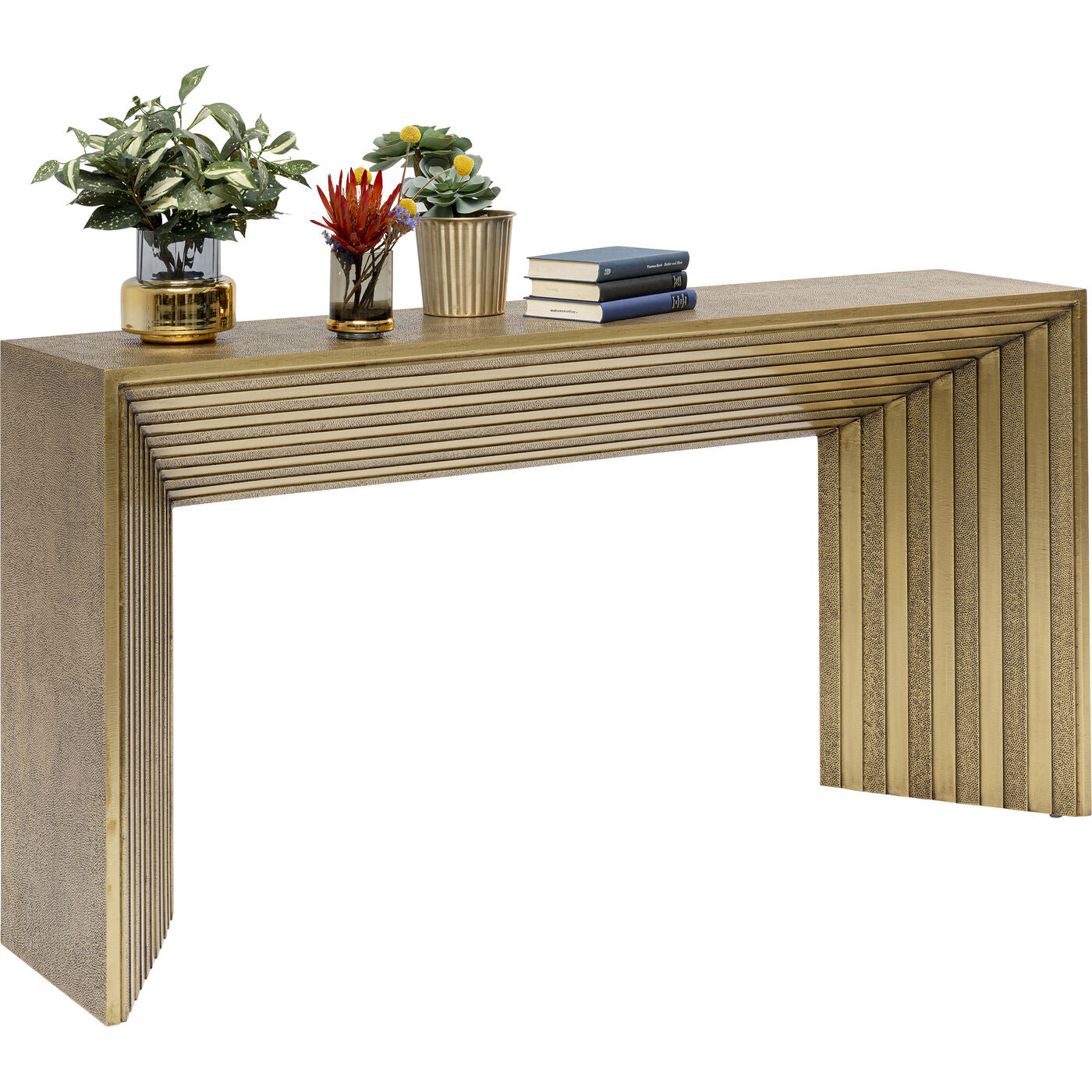 Luxury Brass Console Table