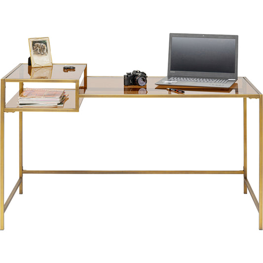 Desk Loft Gold 134x60cm