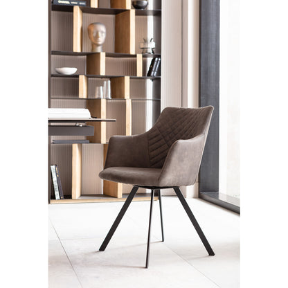 Swivel Chair Coco Anthracite