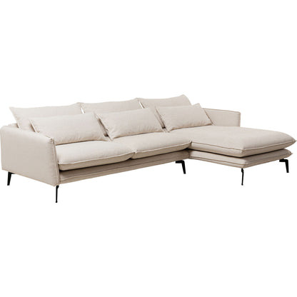 Corner Sofa Monza Right Cream 296cm