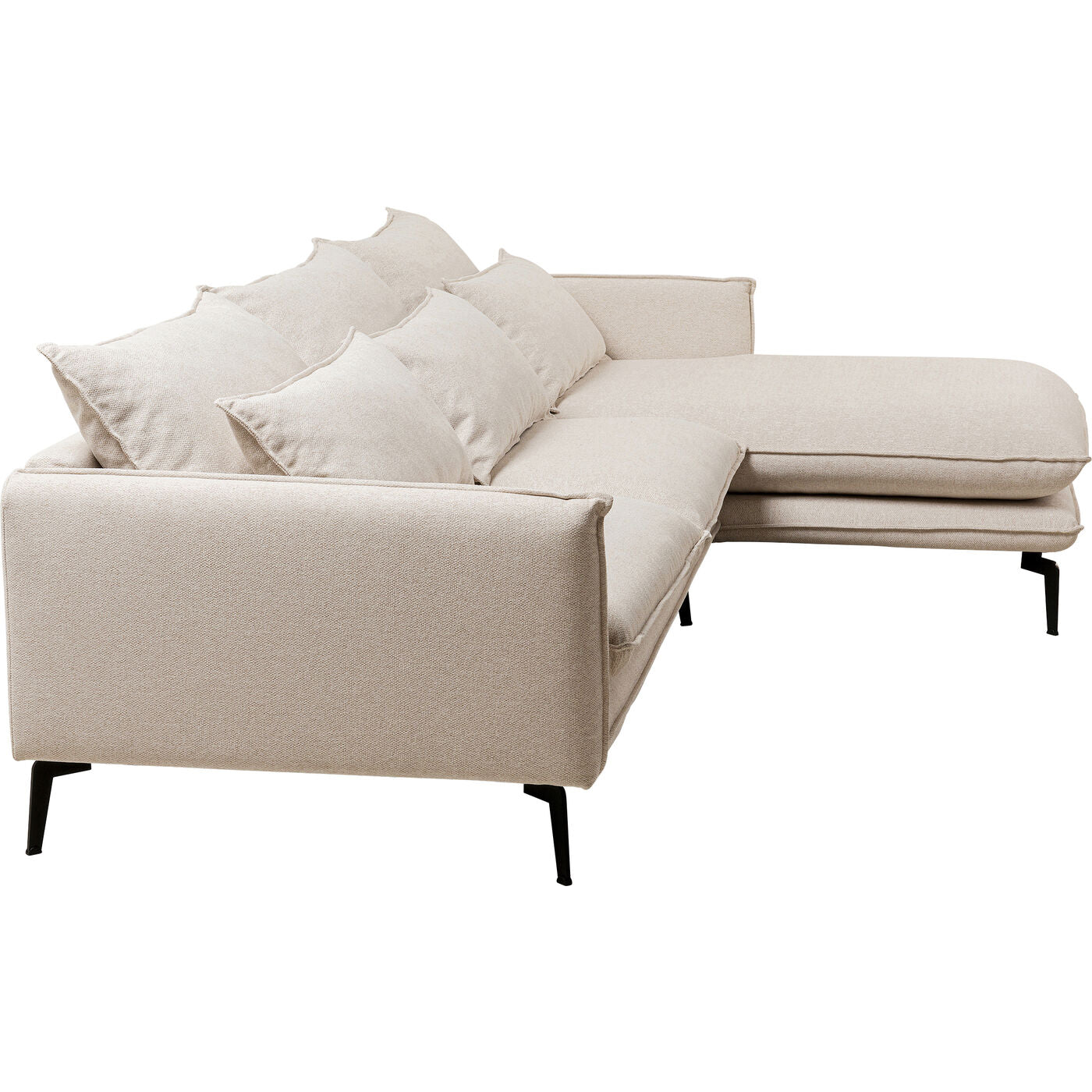 Corner Sofa Monza Right Cream 296cm