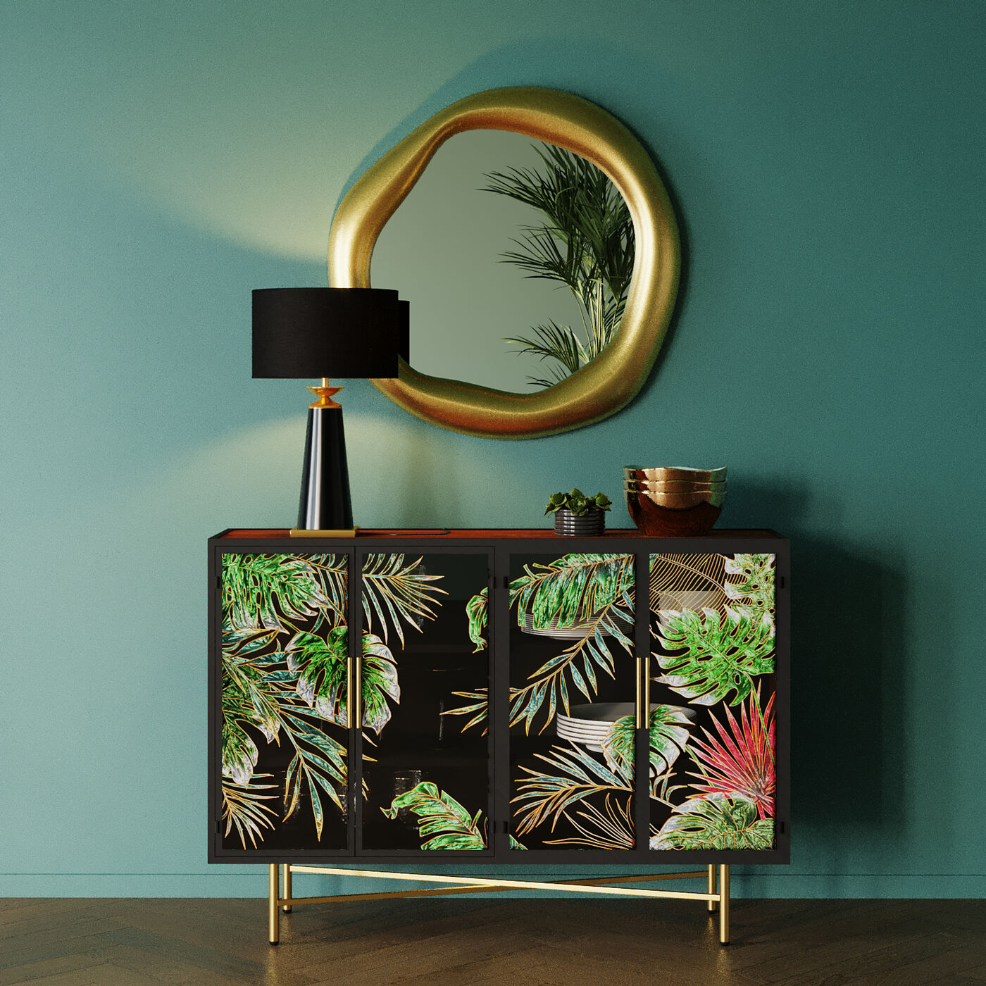 Stylish Jungle Sideboard 