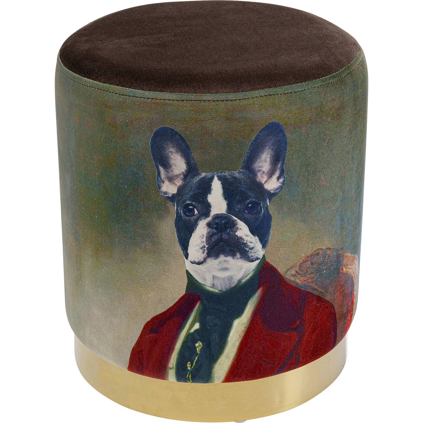 Stool Cherry Mr. Dog Brass Ø32cm