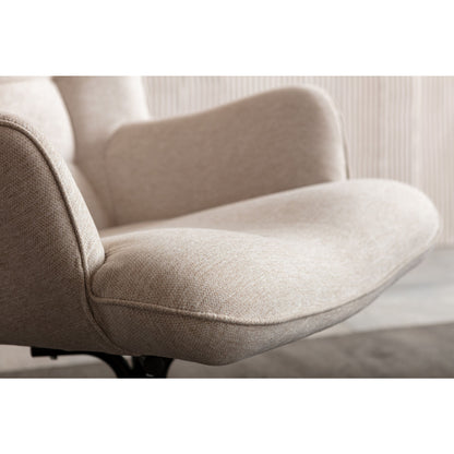 Swivel Armchair Oscar Cream