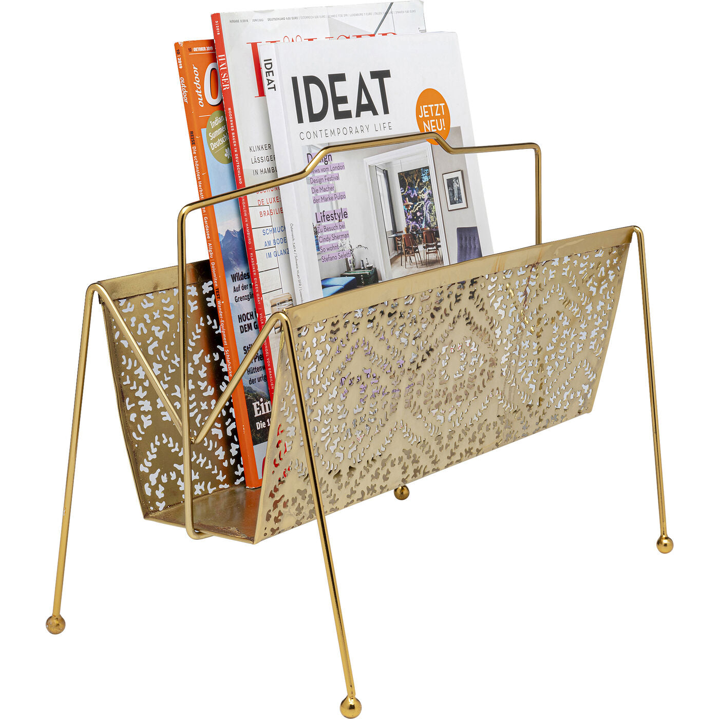 Magazin Holder Basket Gold Small