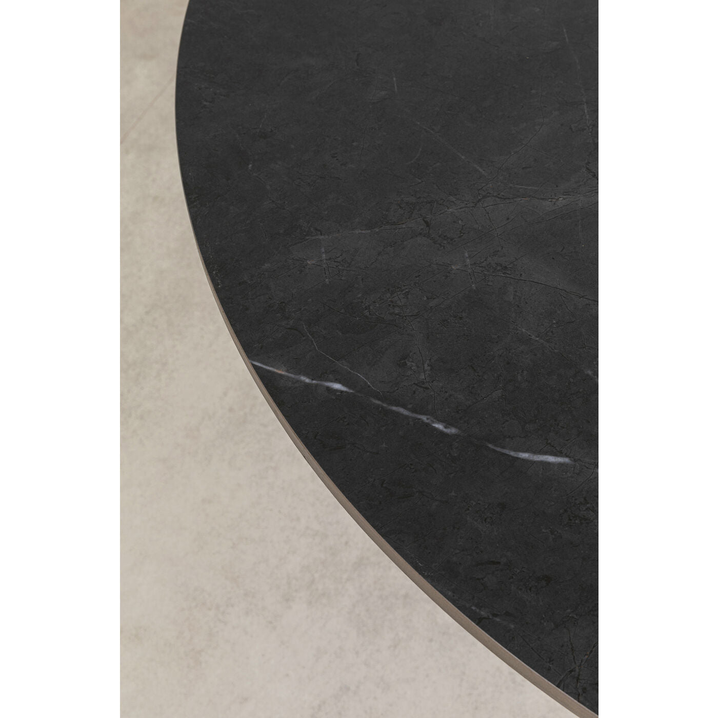 Black Round Dining Table