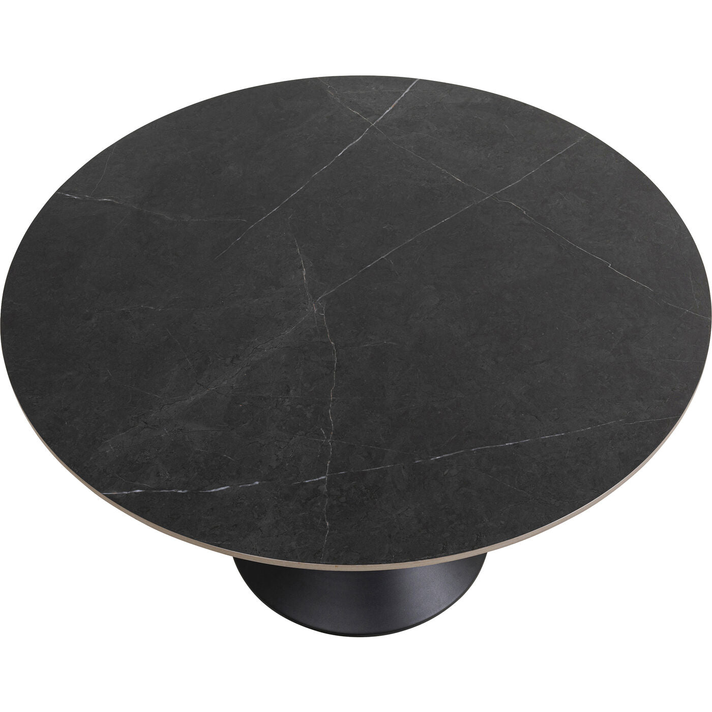 Black Round Dining Table