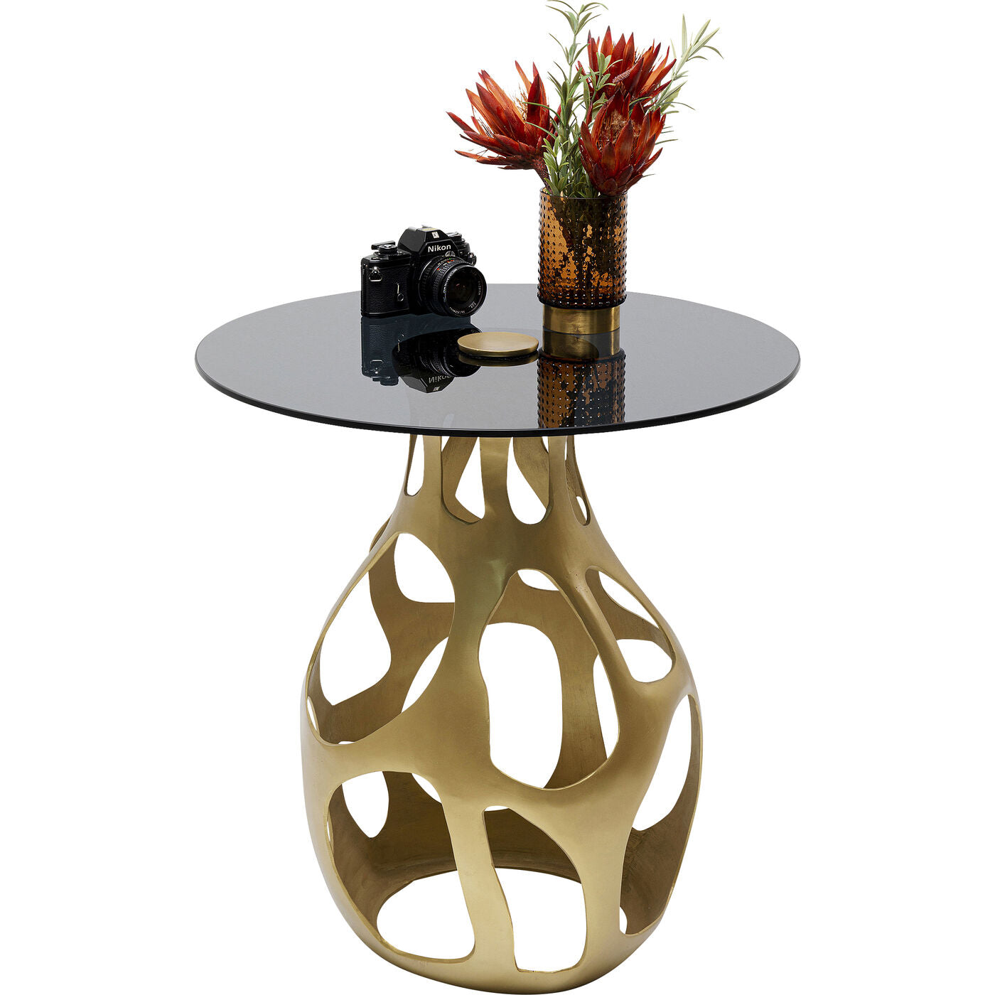 Side Table Volcano Gold Ø60cm