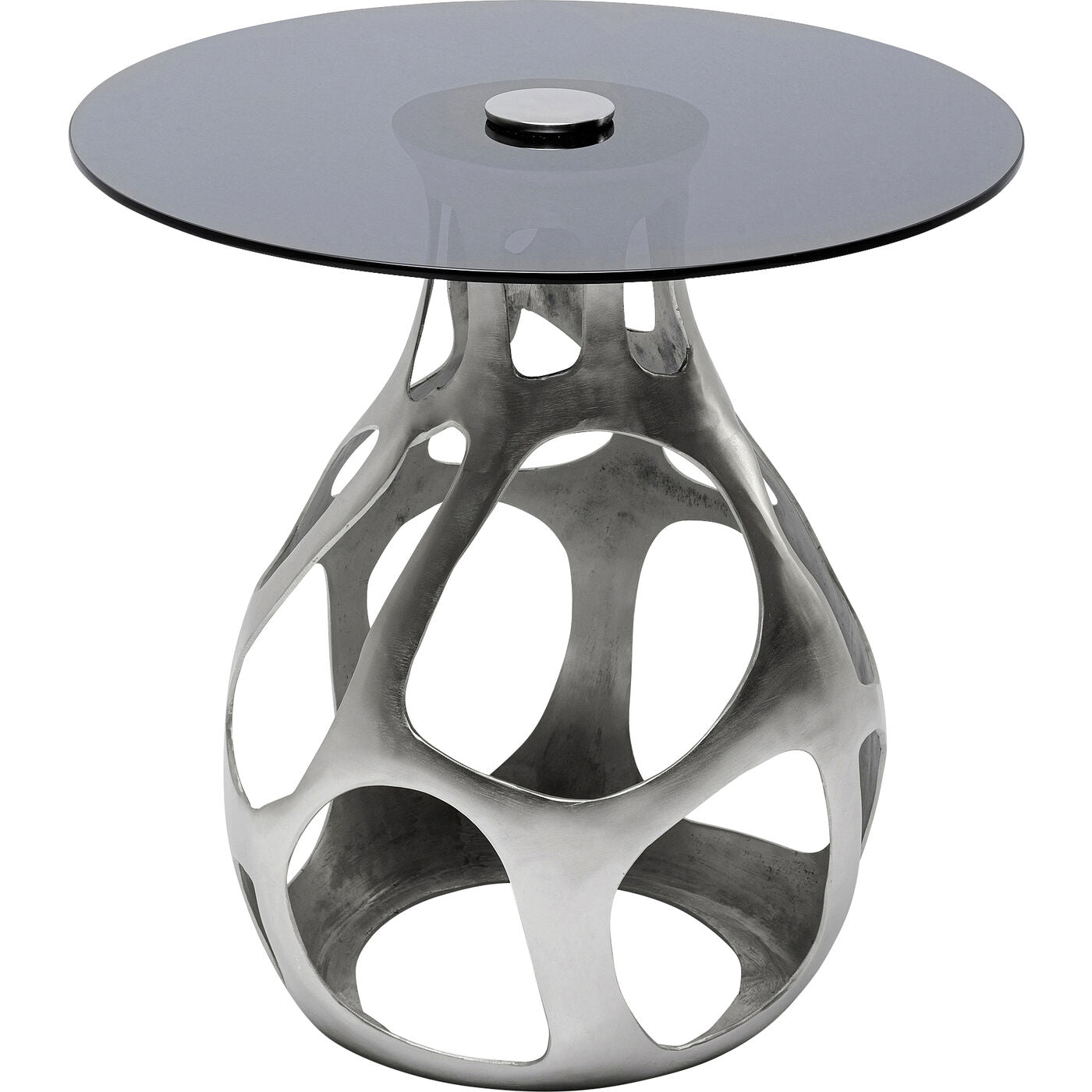 Side Table Volcano Silver Ø60cm