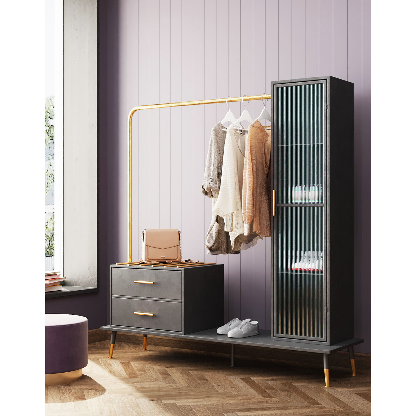 Wardrobe Cabinet La Gomera 170x180cm