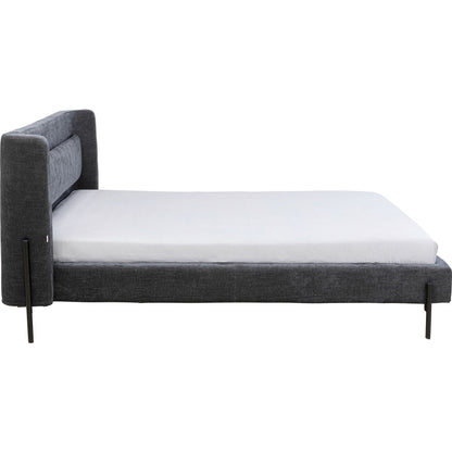 Grey Upholstered Bed