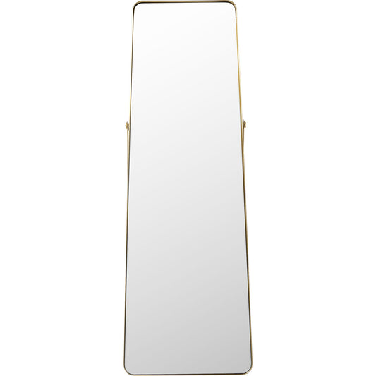 Floor Mirror Curve Arch Gold 55x160cm