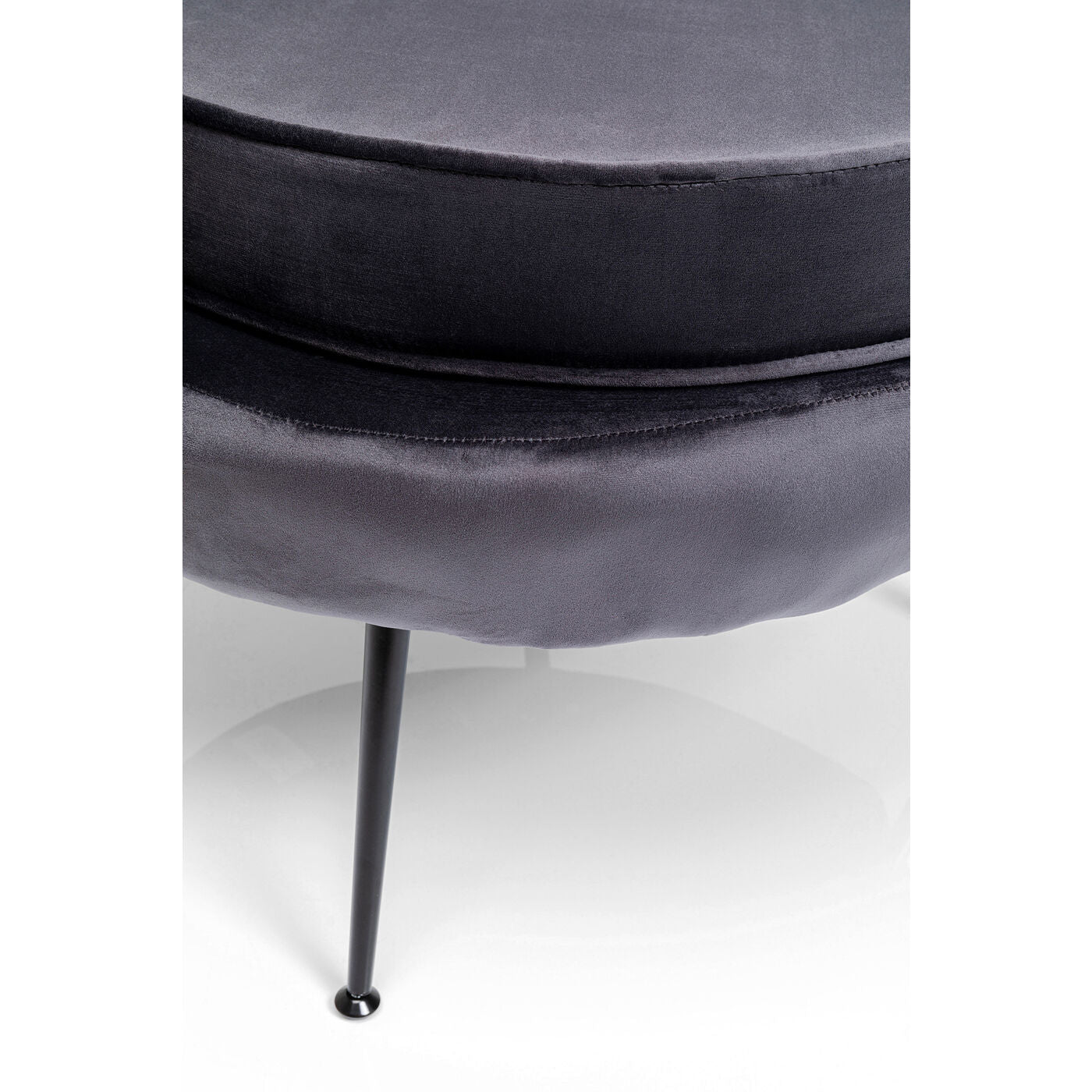 Armchair Water Lily Black Grey