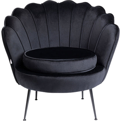 Armchair Water Lily Black Black