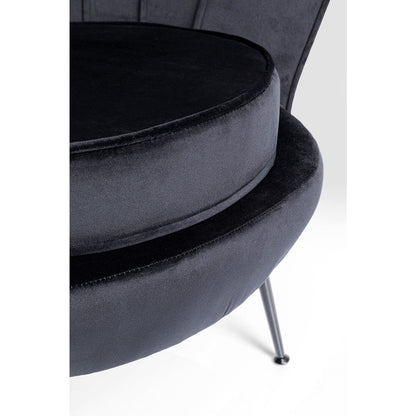 Armchair Water Lily Black Black