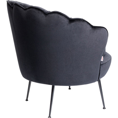 Armchair Water Lily Black Black