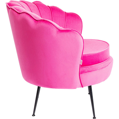 Armchair Water Lily Black Pink