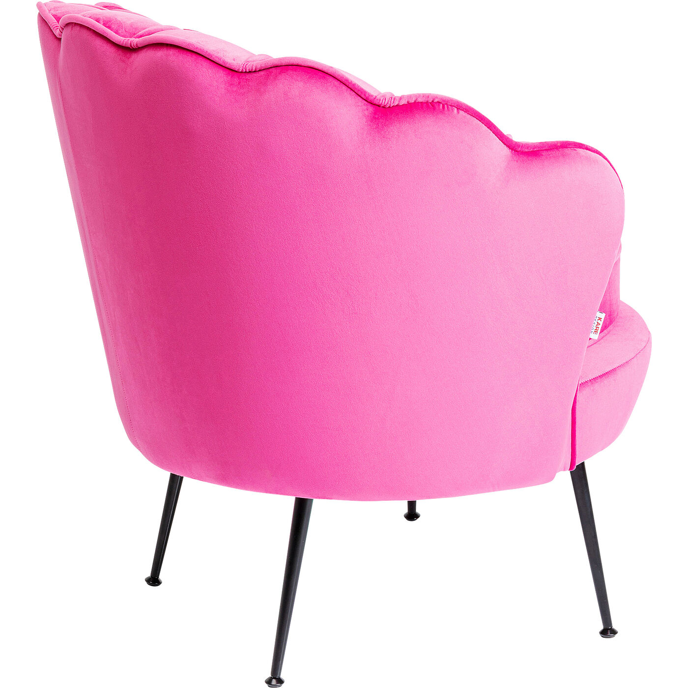 Armchair Water Lily Black Pink