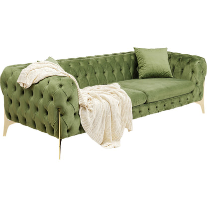 Green Velvet Sofa