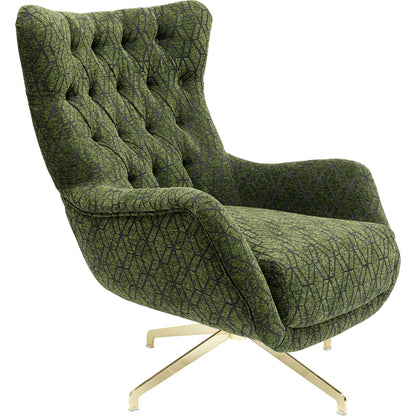 Swivel Armchair Bellini Green