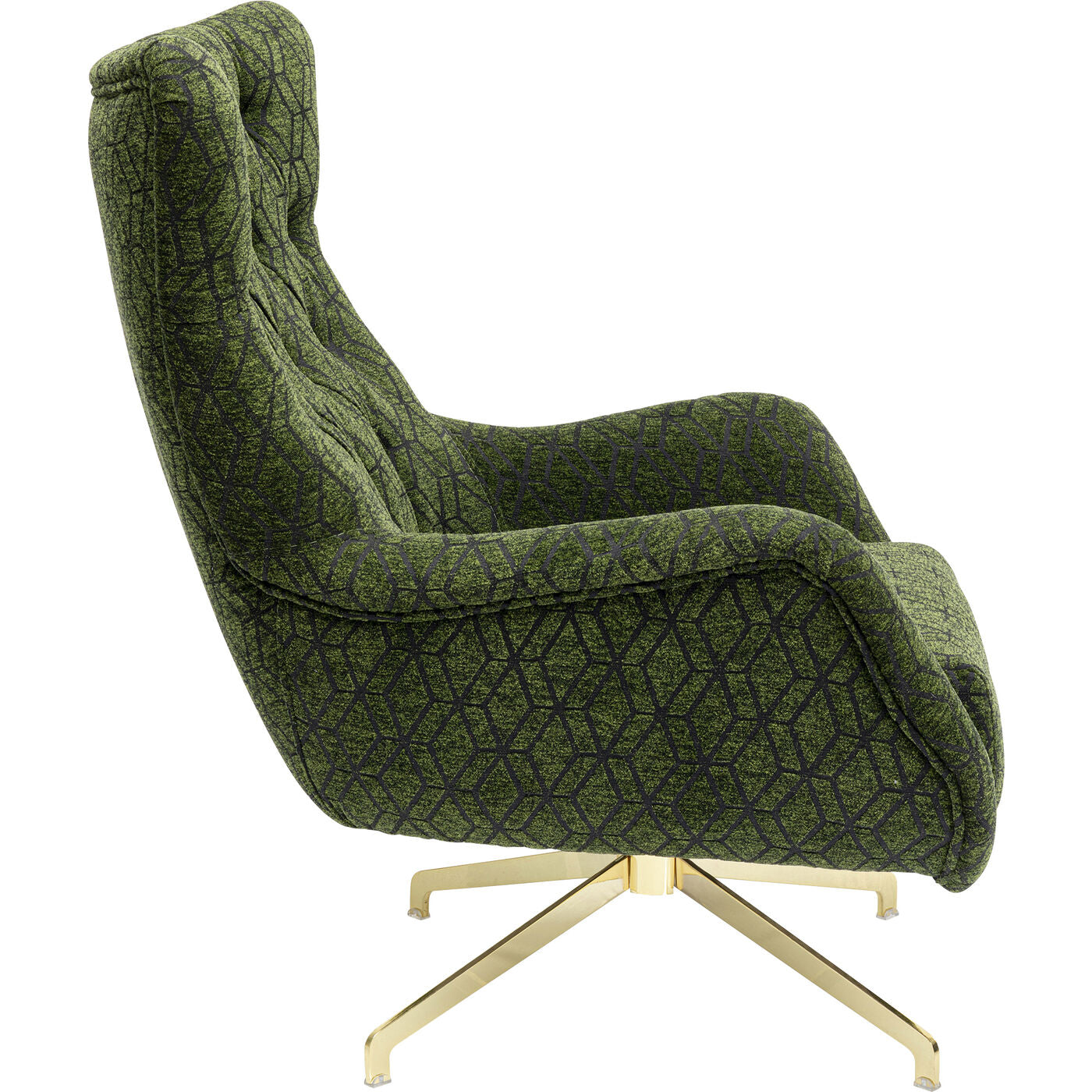 Swivel Armchair Bellini Green