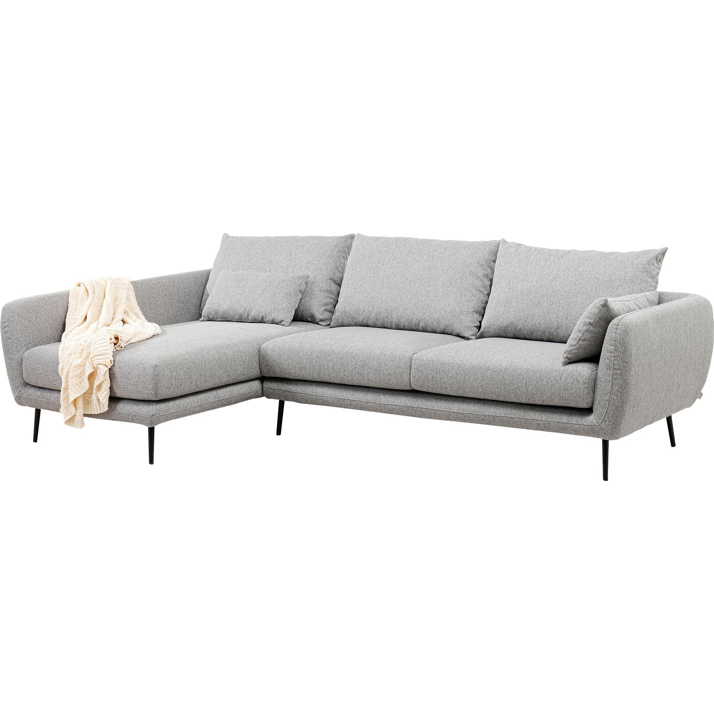 Corner Sofa Amalfi Left Grey 275cm