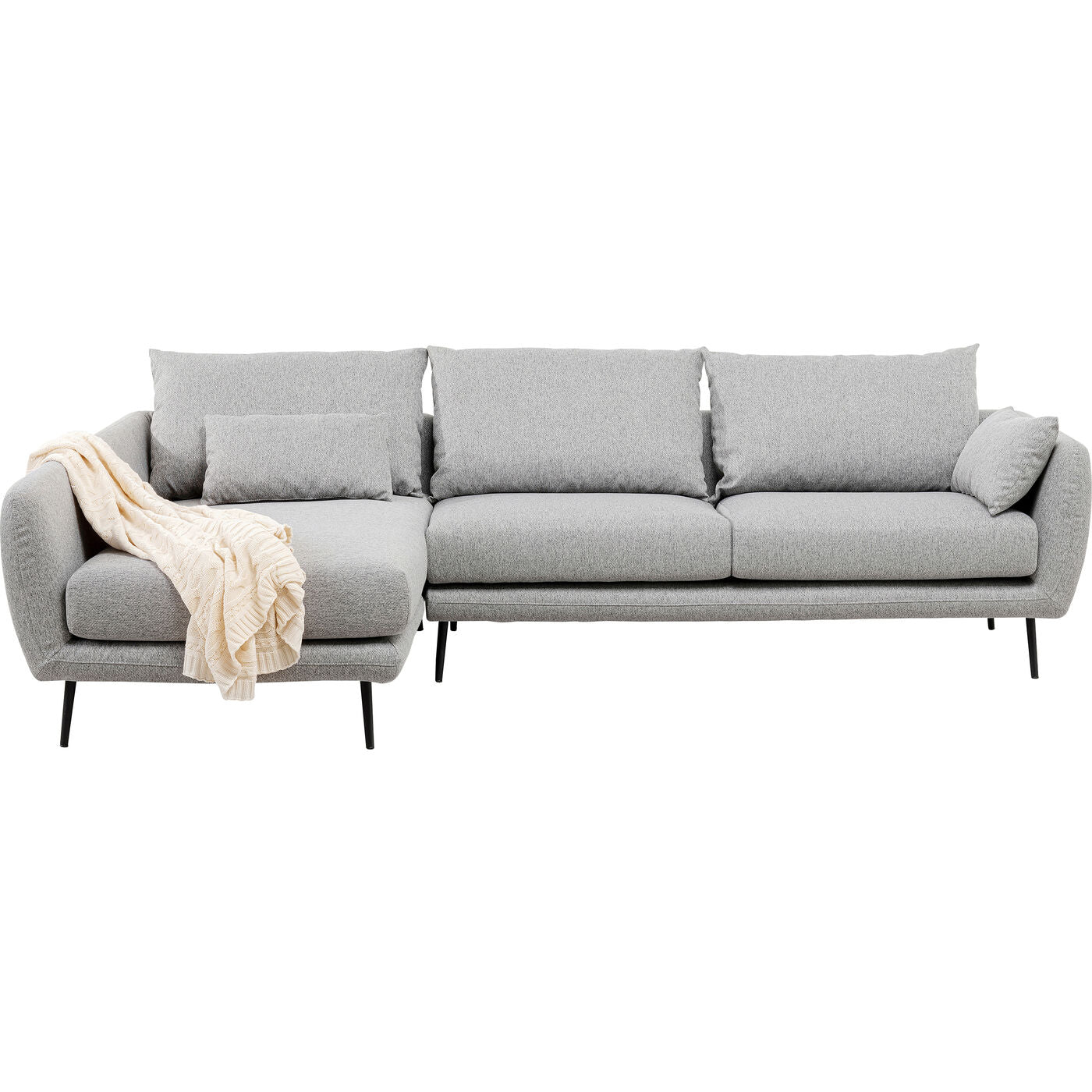 Corner Sofa Amalfi Left Grey 275cm