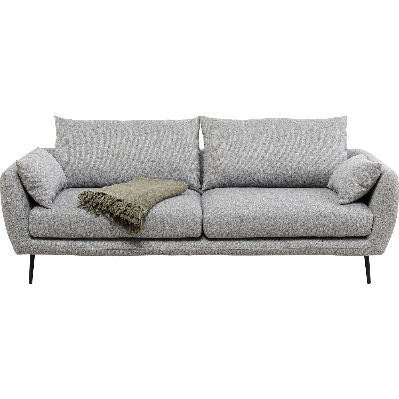 Sofa Amalfi 2 Seater Grey 219cm