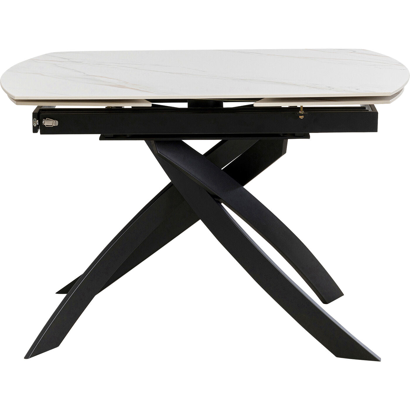 Extension Table Twist Onyx 120(30+30)x90cm