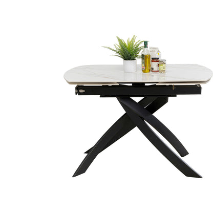 Extension Table Twist Onyx 120(30+30)x90cm