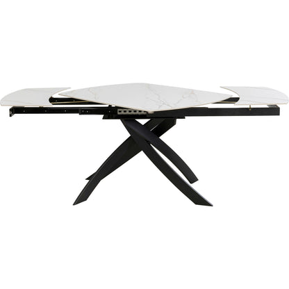 Extension Table Twist Onyx 120(30+30)x90cm