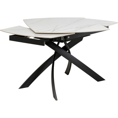 Extension Table Twist Onyx 120(30+30)x90cm