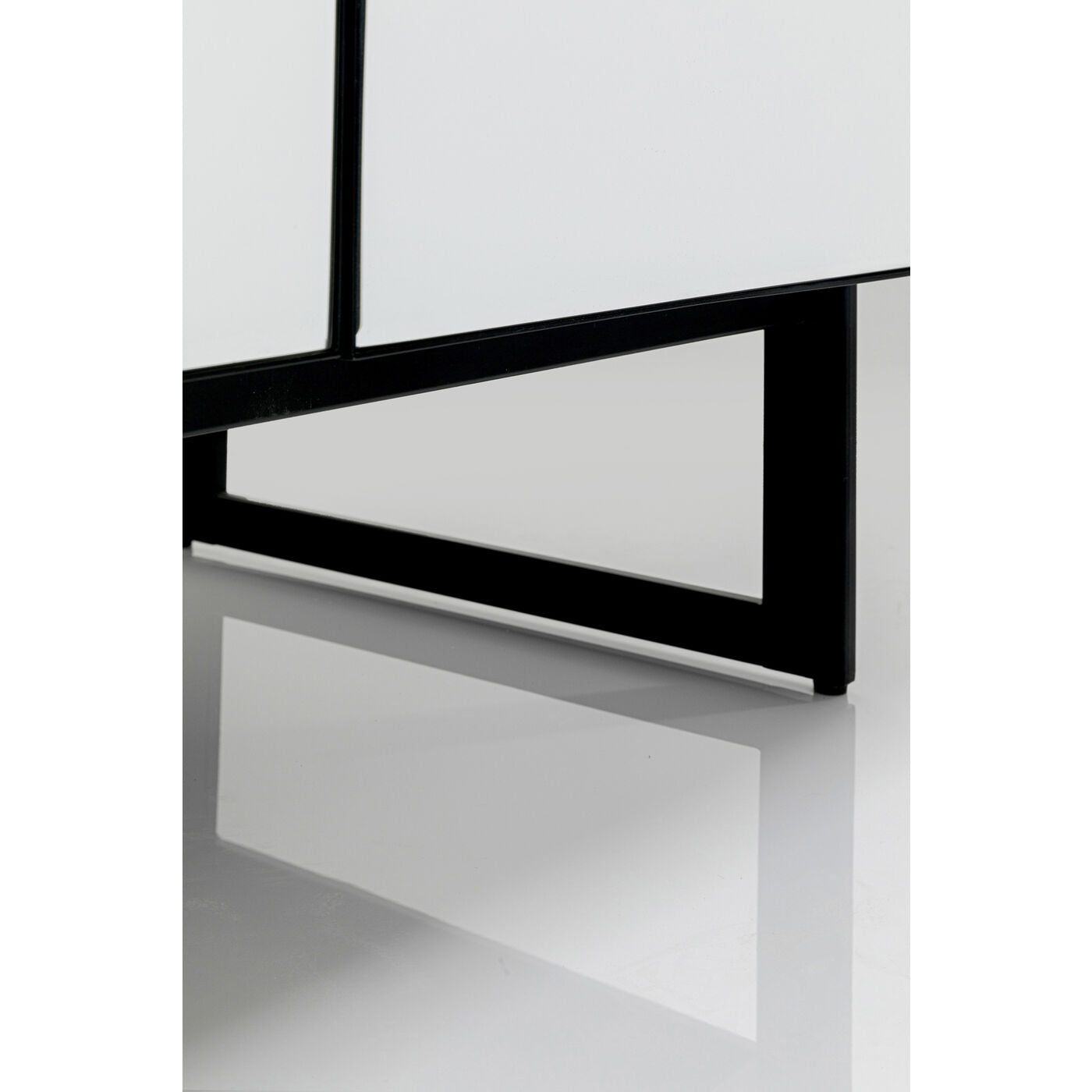 Black Mirrored Sideboard