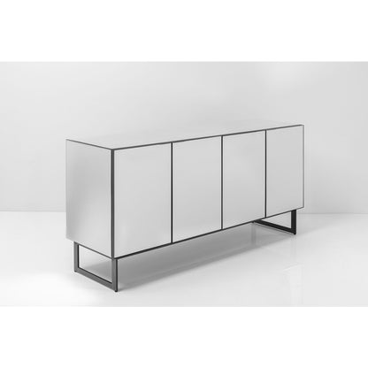 Black Mirrored Sideboard