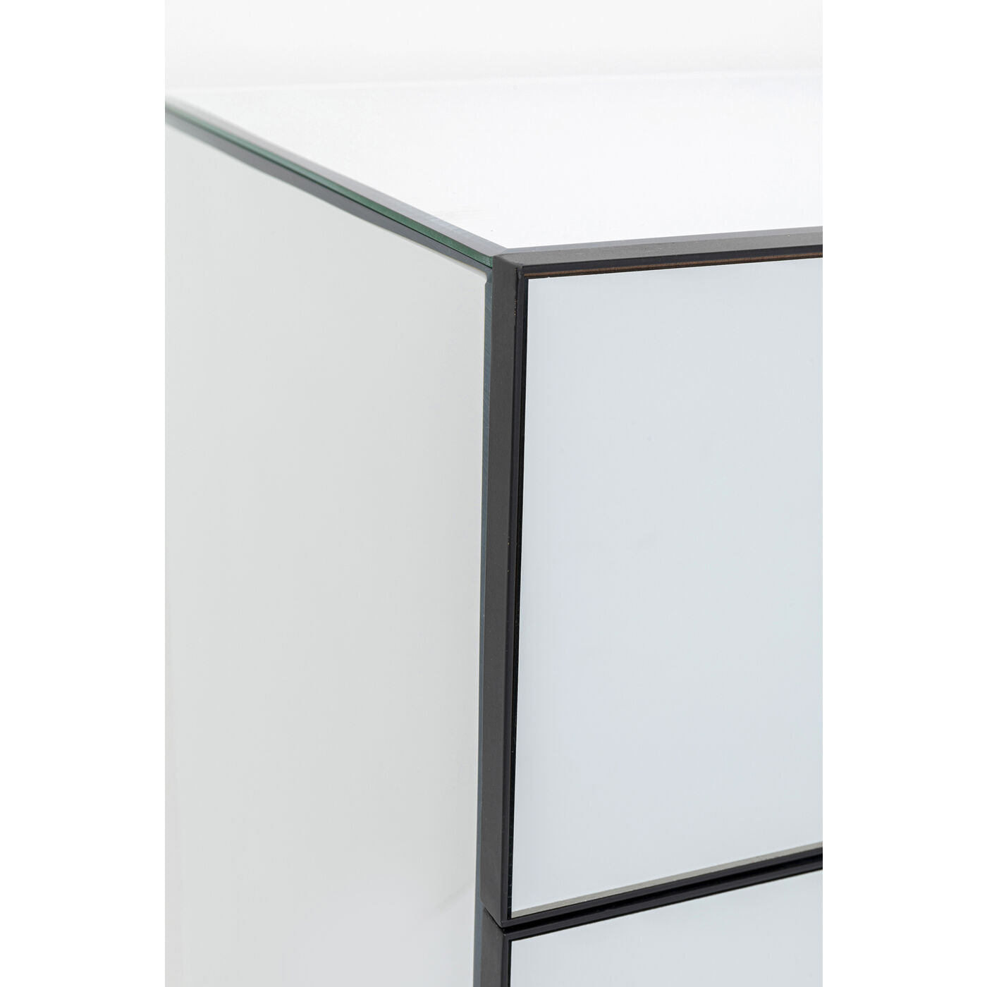 Mirrored Drawer Unit