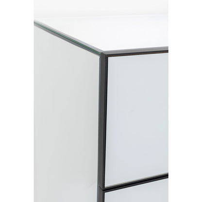 Mirrored Drawer Unit