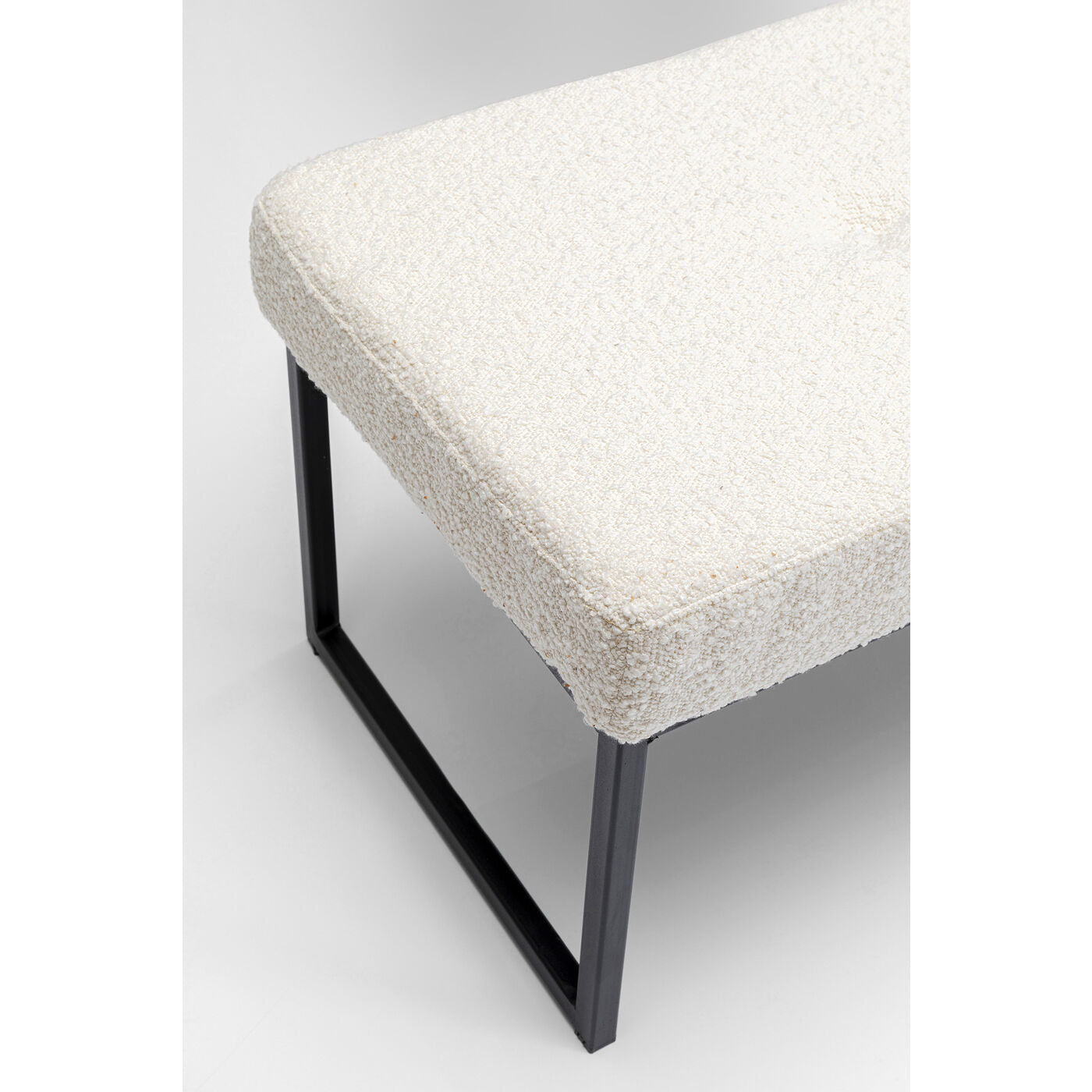 Bench Smart Boucle Cream Black 150cm