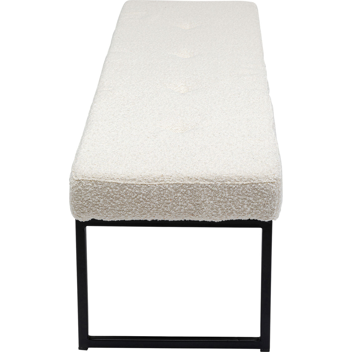 Bench Smart Boucle Cream Black 150cm