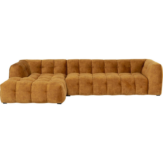 Corner Sofa Salamanca Gold Brown