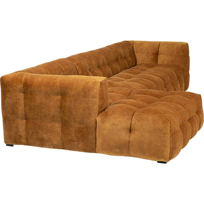 Corner Sofa Salamanca Gold Brown