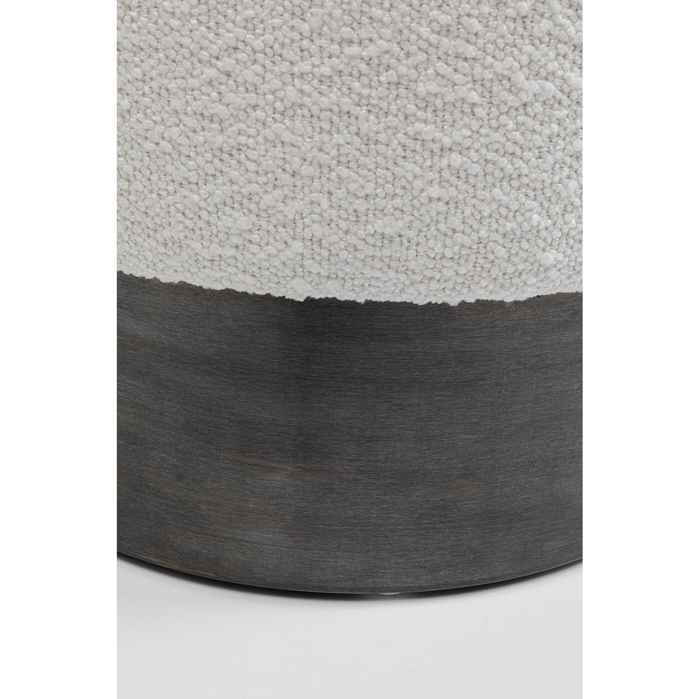 Stool Cherry Boucle Cream Smoke Ø35cm