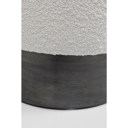 Stool Cherry Boucle Cream Smoke Ø35cm