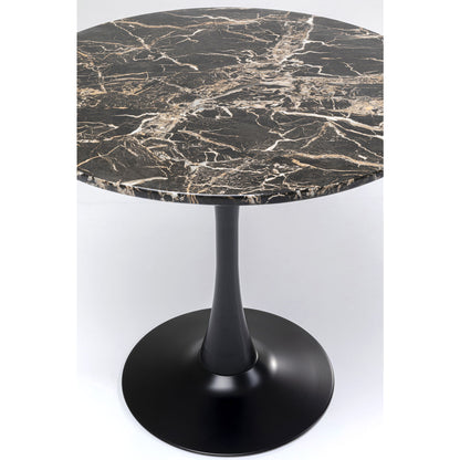 Table Schickeria Marble Black Ø80cm