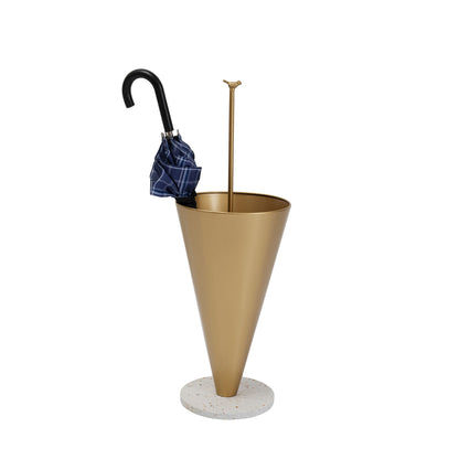 Umbrella Stand Singing In The Rain Gold